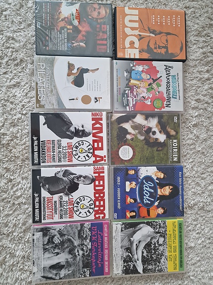 DVD-elokuvia & sarjoja – Kummeli, Silta (Bron), Juice, stand-up ym.