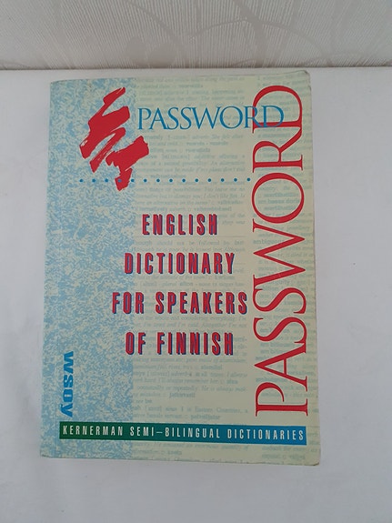 Sanakirja English Dictionary for Speakers of Finnish