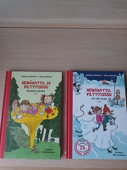 Heinähattu ja Vilttitossu- kirjat💜2 kpl