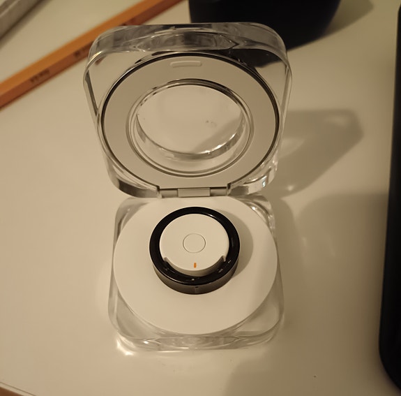 Samsung galaxy ring, koko 10, titanium black.