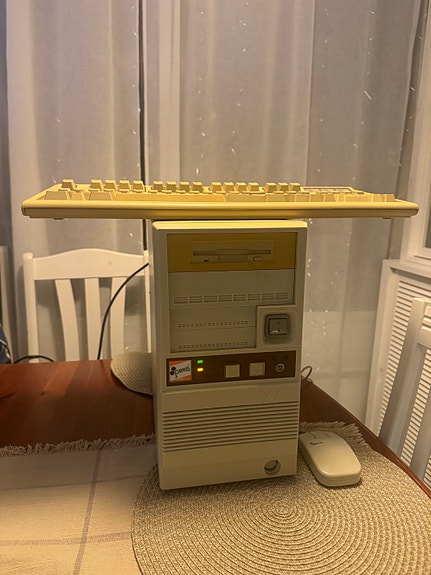 Vintage PINUS PC – retro tietokone 90-luvulta | Toimiva + näppäimistö & hiiri