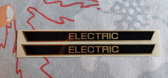 Yamaha TX 750 ja XS / TX 650 electric merkit