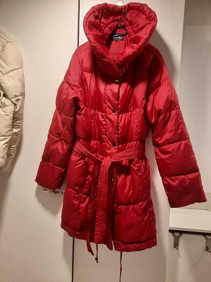 Isokauluksinen joutsen untuvatakki