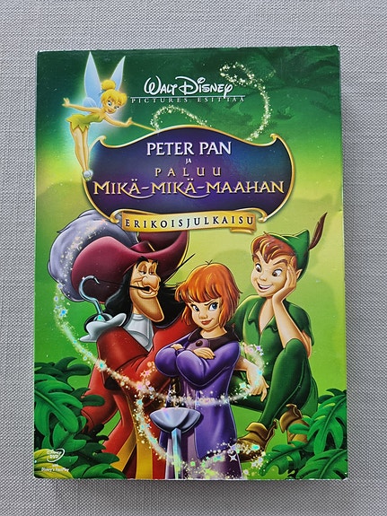 DVD Peter Pan ja paluu Mikä-Mikä-Maahan - erikoisjulkaisu