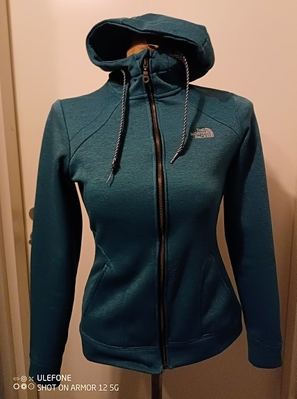 The North Face naisten S fleece takki hupulla