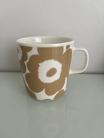 Marimekko Unikko muki beige