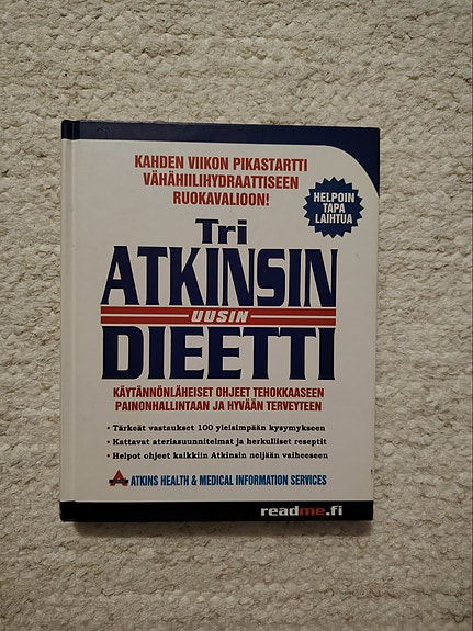 Tri Atkinsin Uusin Dieetti kirja