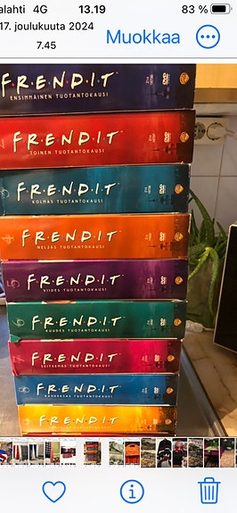 Frendit TV-sarja DVD-boxit 10 kpl