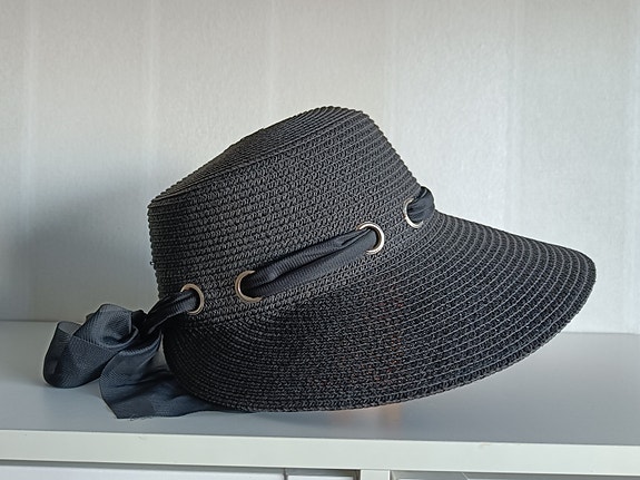 Naisten "olkihattu", lierihattu, vintage
