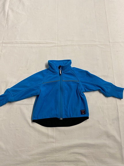 Polarn O. Pyret fleece-takki sininen 74 unisex