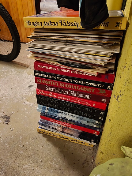 Vinyylilevyjä