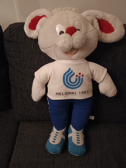 Helsinki 1983 Yleisurheilun MM kisojen virallinen maskotti.