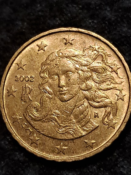 VENUS  , erittäin harvinainen 10 euro cent  v. 2002