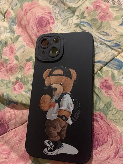 Apple Puhelimen kuoret musta karhuhahmolla IPhone 12 mini