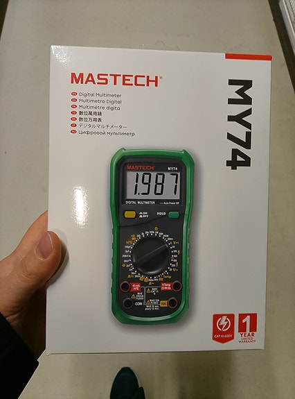 Mastech digitaalinen yleismittari MY74 600V