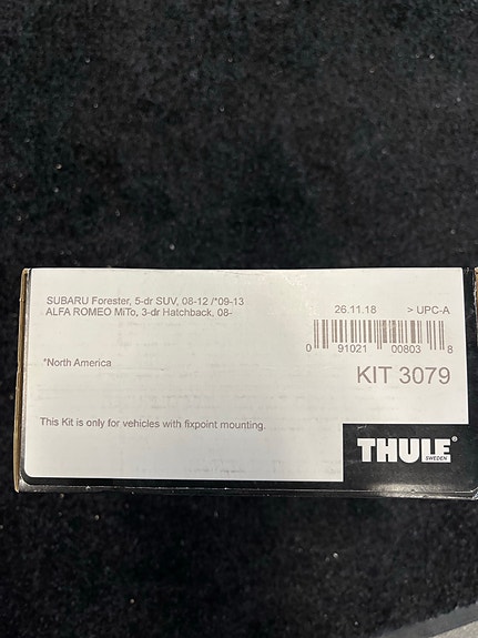 Thule Kit 3079 asennussarja Subaru Forester, Alfa Romeo 156, 166
