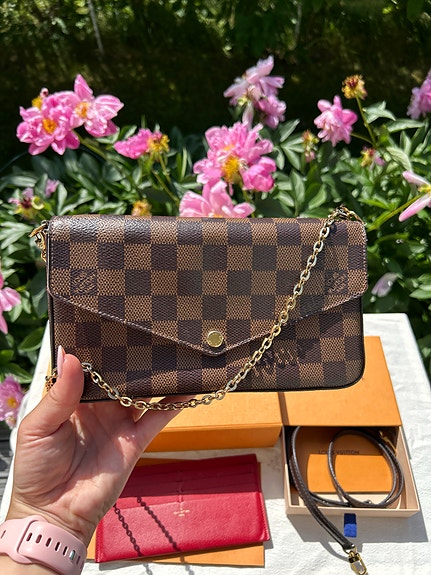 Louis Vuitton  Pochette Félicie GM D.EBE Nahkainen Laukku Unisex