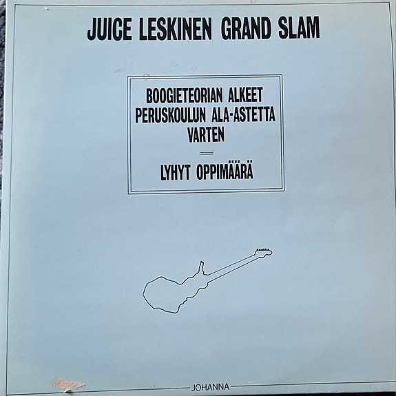 Juice Leskinen Grand Slam, Boogieteerian alkeet
