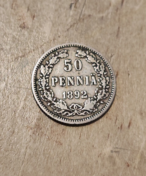 50 penniä 1892