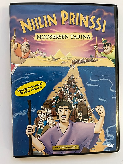 Niin Prinssi Mooseksenkertomus DVD-elokuva