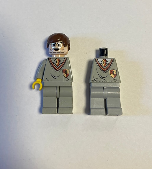 LEGO Minifiguuri Harry Potter Torso X2 + Henry Jonesin pää Indiana Jones