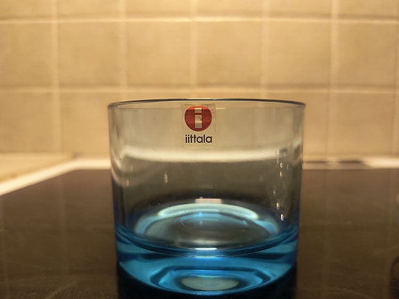 Iittala jars lasipurkki vaalean sininen