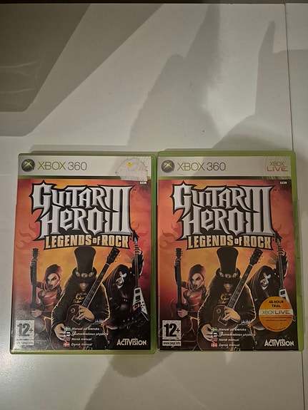 Guitar Hero 3 Legends of Rock Xbox 360 (2kpl.)