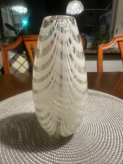 Maija Carlson, kumela filigraani maljakko 19cm