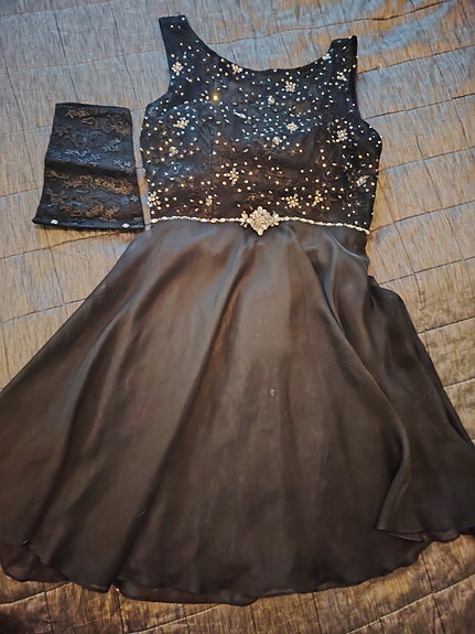 Dazzling juhlapuku musta koko 40