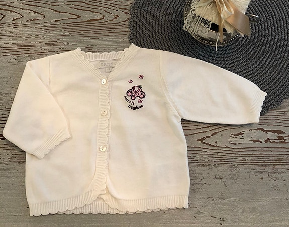 Name It Newborn: Valkoinen neuletakki kokoa 68 cm