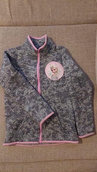 Lasten villatakki/fleece 128 cm