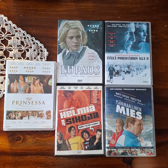 Kotimainen dvd-setti; mm. Lupaus, Täällä Pohjantähden alla ||...