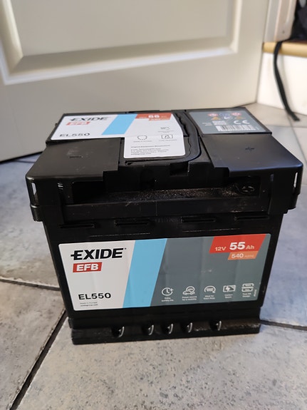 Exide EL550 55 Ah / 540 A akku