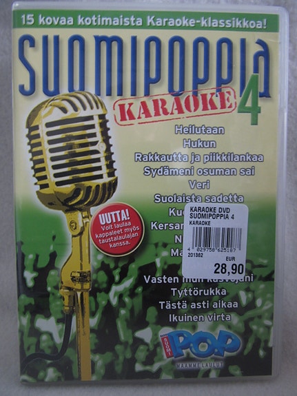 Suomipoppia Karaoke 4 dvd