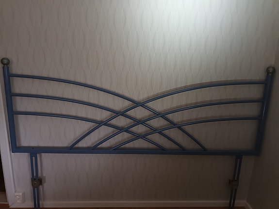 Koristeellinen vintage metallinen sängynpääty