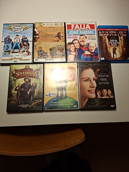 DVD-elokuvat kokoelma 7 kpl