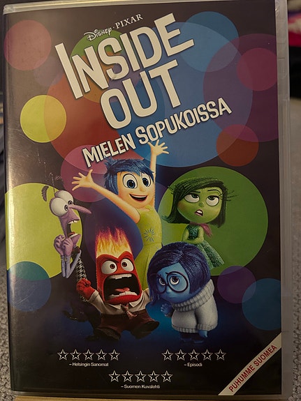 Pixar Inside Out DVD-elokuva