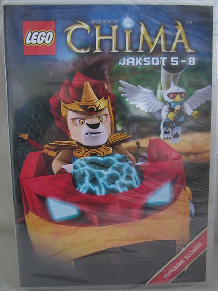 Lego Chima 5-8 dvd uusi