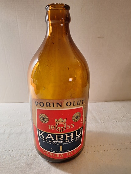 Vanha Karhu-olutpullo