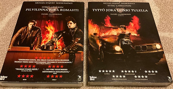 Stieg Larsson ( 2 x DVD kokoelma )