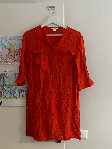 Koko 34 / XS - punainen tunika/mekko