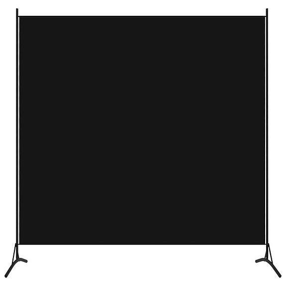 vidaXL Tilanjakaja musta 175x180 cm kangas(sku320738