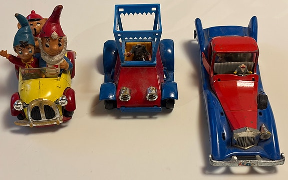 Set of 3 vintage Disney cars in different condition