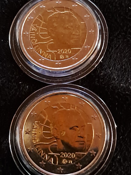 SUOMI 2020 - 2 € Väinö Linna 100 v. UNC