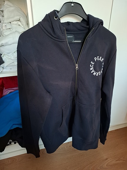 Peak Performance miesten XL sininen puuvillainen huppari uusi