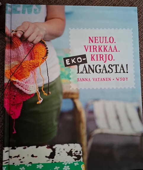 Neulo, virkkaa, kirjo ekolangasta