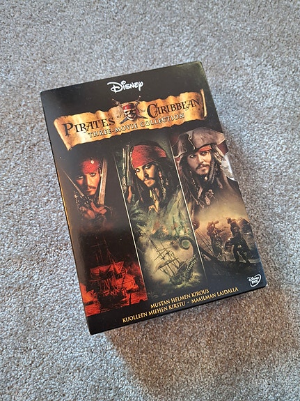 Pirates of the Caribbean DVD boksi