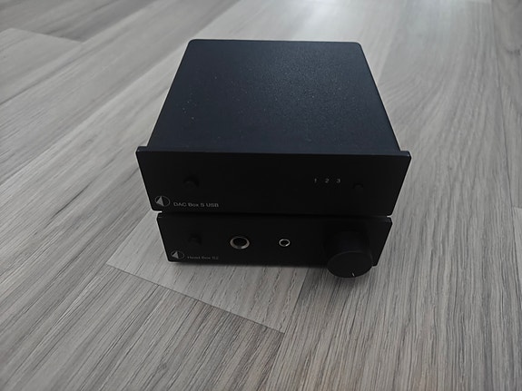 Pro-ject DAC Box S USB ja Head Box S2 Kuuloke vahvistin