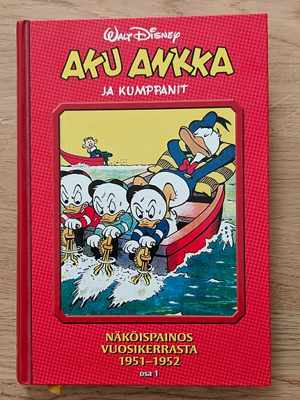 Aku Ankka ja kumppanit Näköispainos 1951-1952 Osa 1 (Kovakantinen)