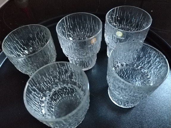 Iittala Tapio Wirkkalan Paadar snapsilasit